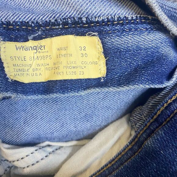 Men's vintage Wranglers faded pleaded straight leg cowboy‎ Western 28x26 stretch - Picture 10 of 13